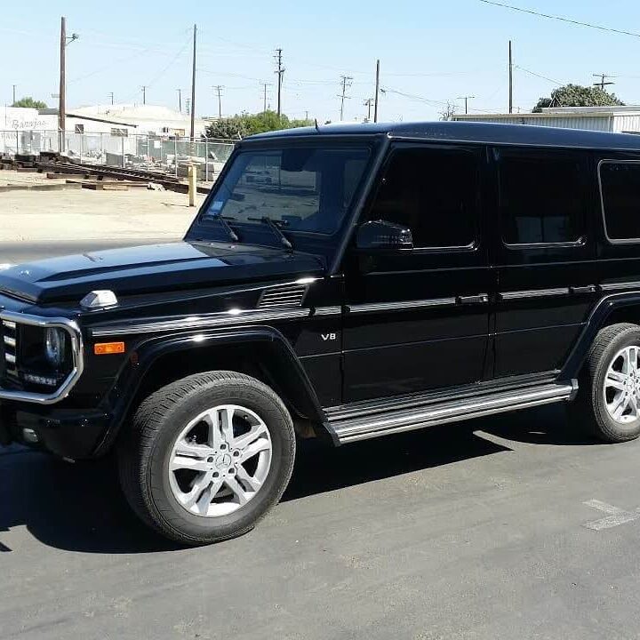 Clean and precise Hanford tint installation by Tint Plus Auto Glass