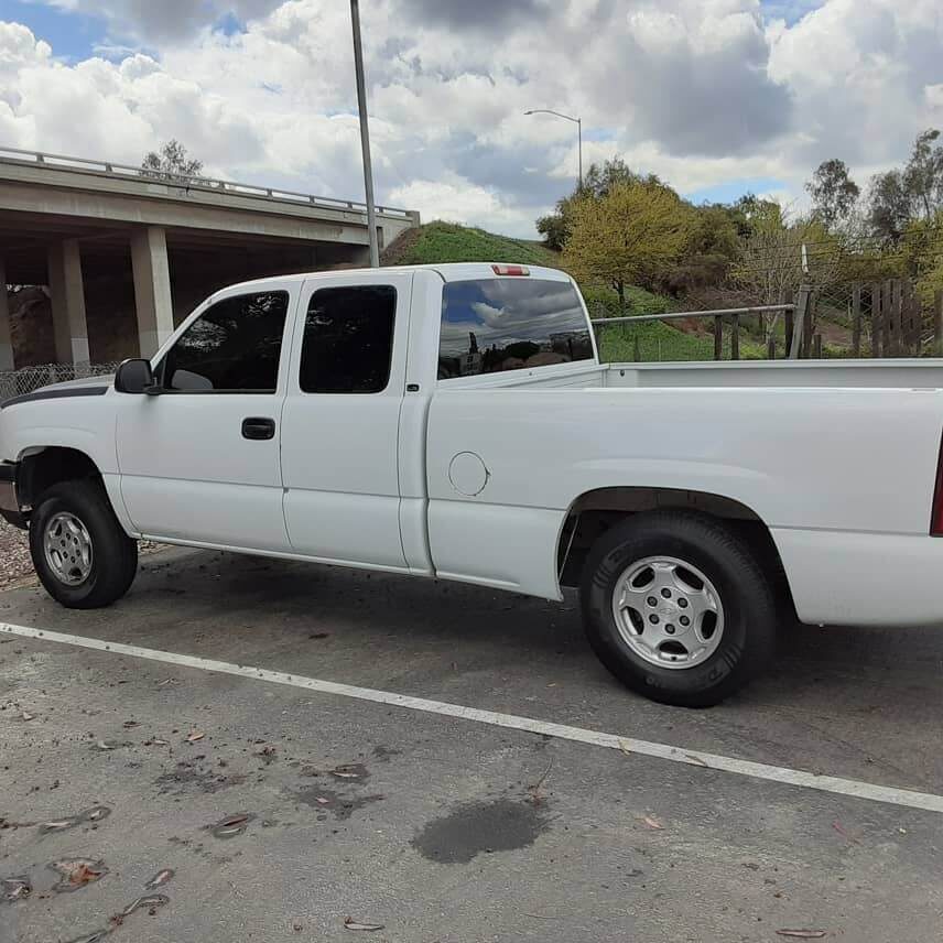 White truck sent it at tint Plus Auto Glass in Hanford